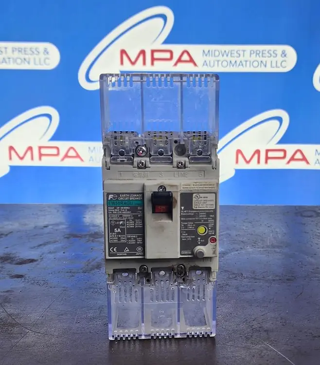 Used FUJI ELECTRIC EW50RAGU-3P005 Circuit Breakers | Midwest Press and Automation #577590