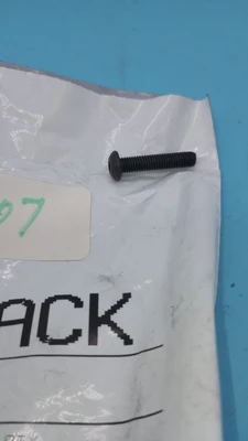 LOT OF 100 BLACK M5 X 25mm Socket Button Screws (ISO 7380) - Zi