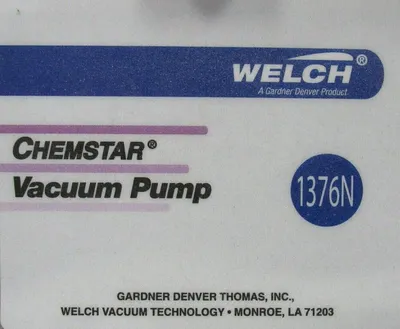 NEW WELCH 1376N-01 VACUUM PUMP 1376N01
