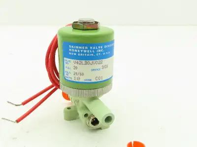 Honeywell Skinner V42LB0JV022 Solenoid Valve 2-Way (NC) 24V/60 20 PSI 3/8" Hose