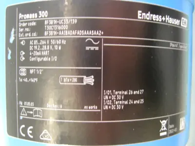 NEW Endress+Hauser 8F3B1H-UC33/139