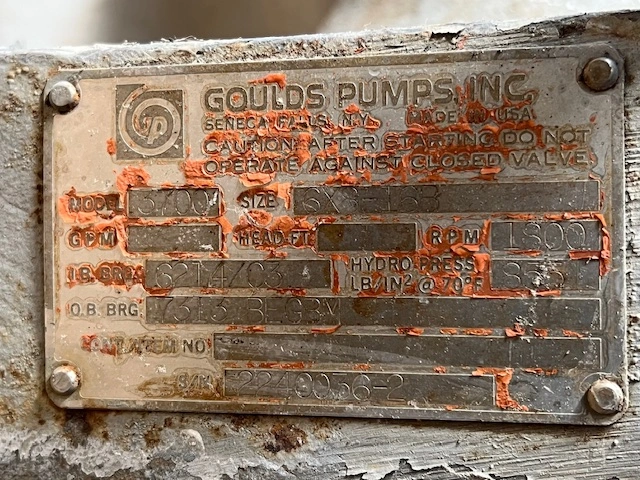 Used Goulds 3700 Pumps Minnesota US | Peak Machinery, Inc. #285322