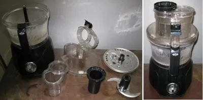 QTY. 1. NO NAME FOOD PROCESSOR WITH ACCESSORIES....
