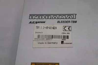 NEW Indramat TBM 1.2-40-W1-024 AC Servo Bleeder-TBM Bosch Stock 2215