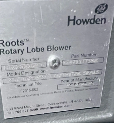 USED Howden Roots 817 RCS-V B /R