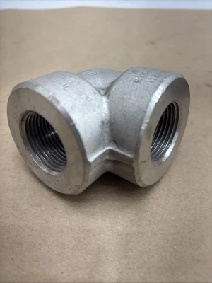 New Lot Of (4)F304/F304L SA/A182 Stainless Steel 90 Degree Elbow Fitting