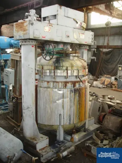 Used Myers 75/75/30 HP Myers Triple Shaft Vacuum Mixer, S/S Dispersers / Emulsifiers Ohio US | Federal Equipment Company 12 #125377