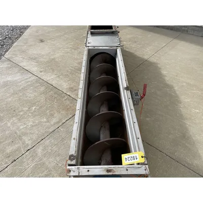 Used 16" dia. X 11'-6" Industrial Screw Auger Conveyor