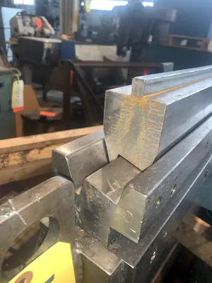96" ADJUSTABLE BOTTOM PRESS BRAKE DIE: STOCK #12039