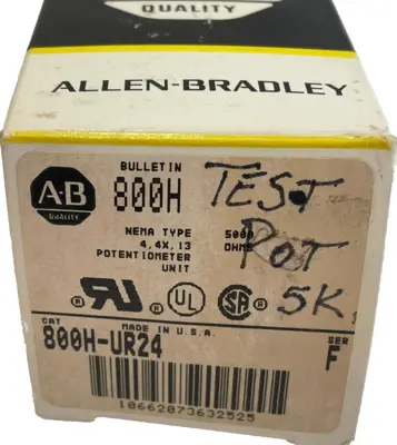 ALLEN BRADLEY 800H-UR24 POTENTIOMETER SERIES F 800HUR24