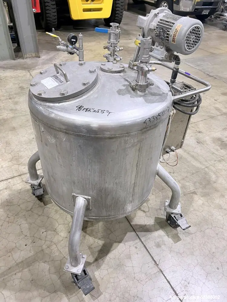 Amherst 75 Gallon Agitated Stainless Steel Pressure Tank