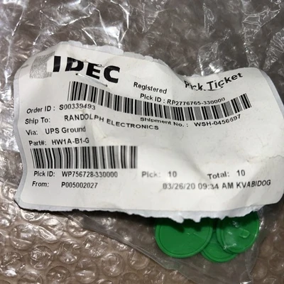 Large Lot of New various IDEC   Buttons & Caps See Photos + Warranty