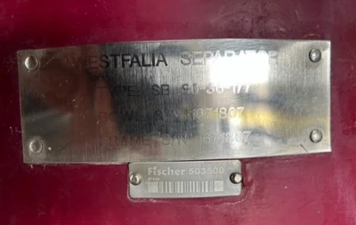 Westfalia SB 80-06-177 citrus oil polisher, 316SS.