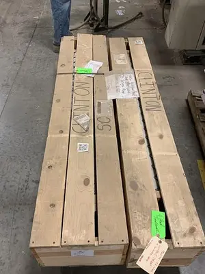 MISC. SPARE PARTS REMOVED FROM TIMESAVERS 252-4IC, 52", 4-HEAD WIDE-BELT SANDER