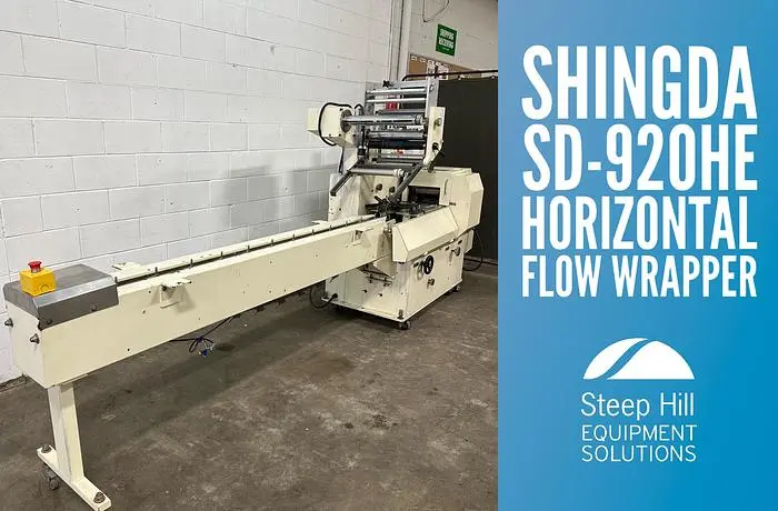 Used 2005 SHINGDA ENTERPRISE CO, LTD SD-920HE Flow Wrappers | Steep Hill Equipment Solutions #773431