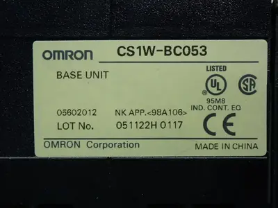 Used OMRON CS1WBC053 PLC Expansion Units Ohio US | HGR 24 #751726
