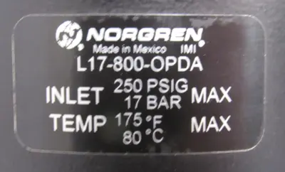 NEW NORGREN F17-800-M3DA FILTER REGULATOR R17-800-RGLA L17-800-OPDA F17800M3DA
