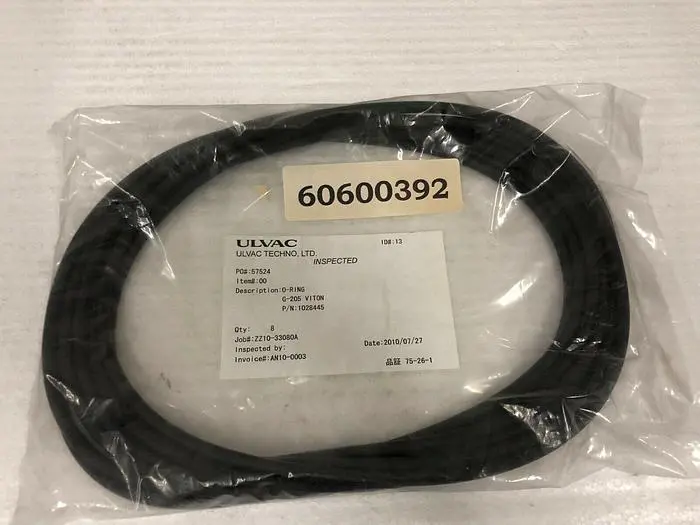 ULVAC O-RING G-205 VITON 60600392