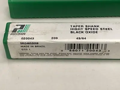New | in-Stock PRECISION TWIST DRILL 020043 HSS/Cobalt Drills Ohio US | Surplus Asset Holdings #1235910