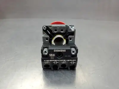 USED Siemens 52PP2W2A Non-Illuminated Red E-Stop Push Button Switch