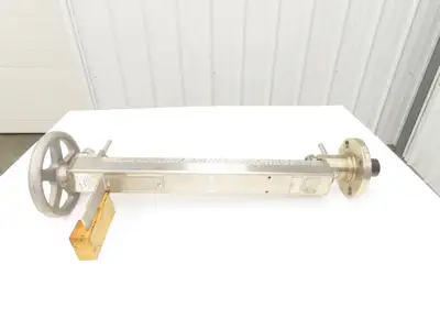 Emco MP-910-2F150-0150 Turbo-Bar Insertion Turbine Flow Meter 2" Flange 22"L