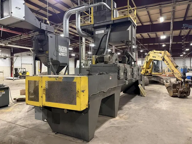 Used 2015 PANGBORN ES1845 Skew Roll Shot Blaster New York US | Shot Blasting Equipment #868027