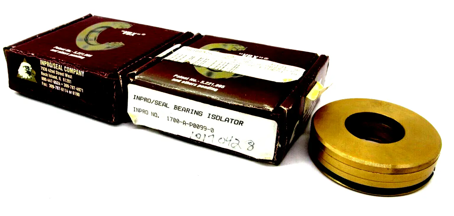 NEW LOT OF 2 INPRO/SEAL 1700-A-P0099-0 BEARING ISOLATOR 1700AP00990