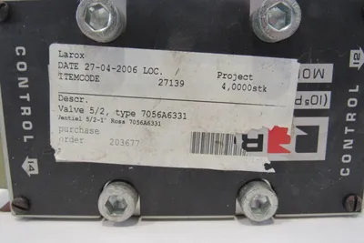 NEW ROSS CONTROLS 7056A6331 VALVE