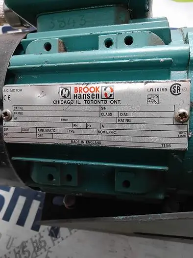 Used BROOK HANSEN 1922202N-INV Motors (misc) Florida US | SMT Resource #484408