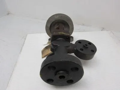 Jerguson 7/25B 3/4"x 3/8" Flanged Chain Actuated Right Angle Valve 2500 WSP / NE