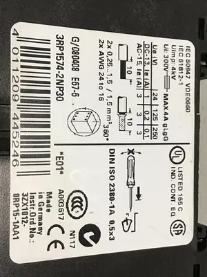 USED SIEMENS 3RP1574-2NP30