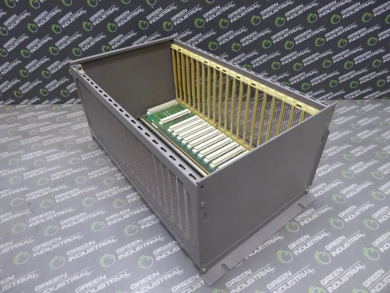 Siemens LR64027 16-Slot Rack Chassis Simatic 505 505-6516 2586438-0001 Rev.D Used