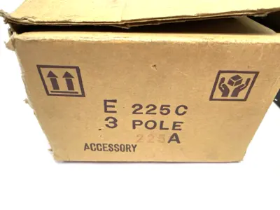 USED TOSHIBA NO-FUSE CIRCUIT BREAKER 3-POLE 225A