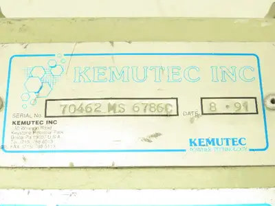 Used KEMUTEC _UNKNOWN_ Miscellaneous MRO Indiana US | Arrow Industrial #610325
