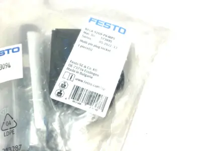 NECA-S1G9-P9-MP5,573695 | Festo NECA-S1G9-P9-MP5 Multi-Pin Plug Socket 573695 - New