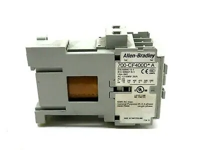 USED ALLEN BRADLEY 700-CF400D CONTROL RELAY SER.A 700CF400D