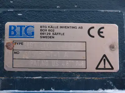 BTG Kalle MBT 2000 L-FPM-A Consistency Transmitter Blade Type