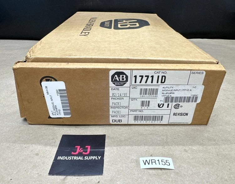 New | in-Stock Allen-Bradley 1771-ID PLC Input & Output Indiana US | J&J Industrial Supply #518888