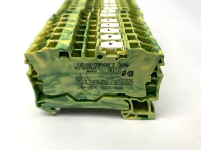 Used WAGO GROUND TERMINAL BLOCK LOT OF 15 Terminal Blocks | Maverick Industrial Sales #1103514
