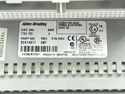 Used Allen-Bradley 1794-TB3 Terminal Blocks Michigan US | Maverick Industrial Sales #1464077