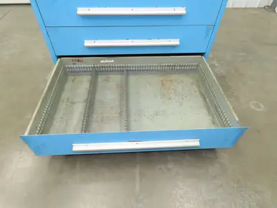 Nu-Era Modular Tool Storage Cabinet 8 Drawer 45x28x61" Stanley Vidmar Lista