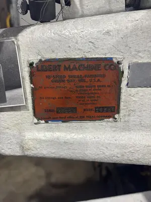 Used LIBERT 1236 Rotary Shears including Ring & Circle Washington US | Capital Equipment #1465878