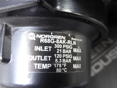 Norgren R68G-8AK-RLN Pressure Reducing Regulator 1" PTF Used