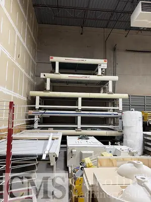 USED 2013 MAKOR Q ONE SPRAY LINE WITH OVENS AND PUMPS