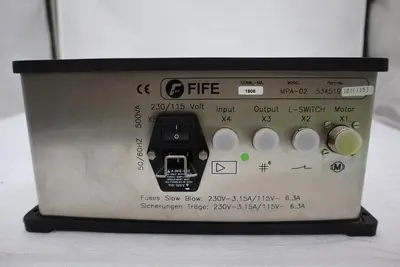 FIFE CORP MPA-02 / MPA02 ACTUTATOR AMPLIFIER STOCK 1467A