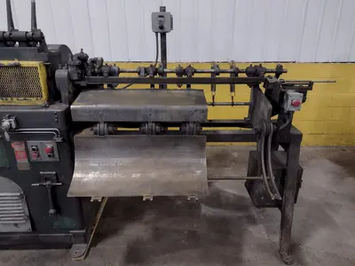 3/8" LEWIS MODEL #8CV WIRE STRAIGHTEN & CUT MACHINE: STOCK 16181