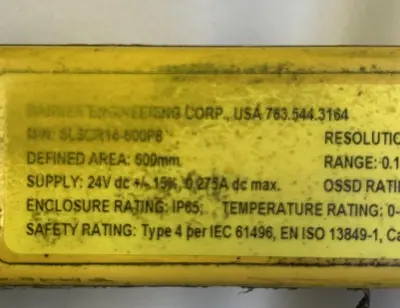 USED BANNER SLSCE14-600P8/SLSCR14-600P8