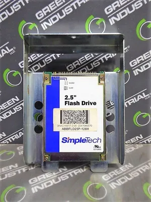 ABB SimpleTech 3HAC 16917-2/00 2.5" Flash Drive Missing Connector Board Used