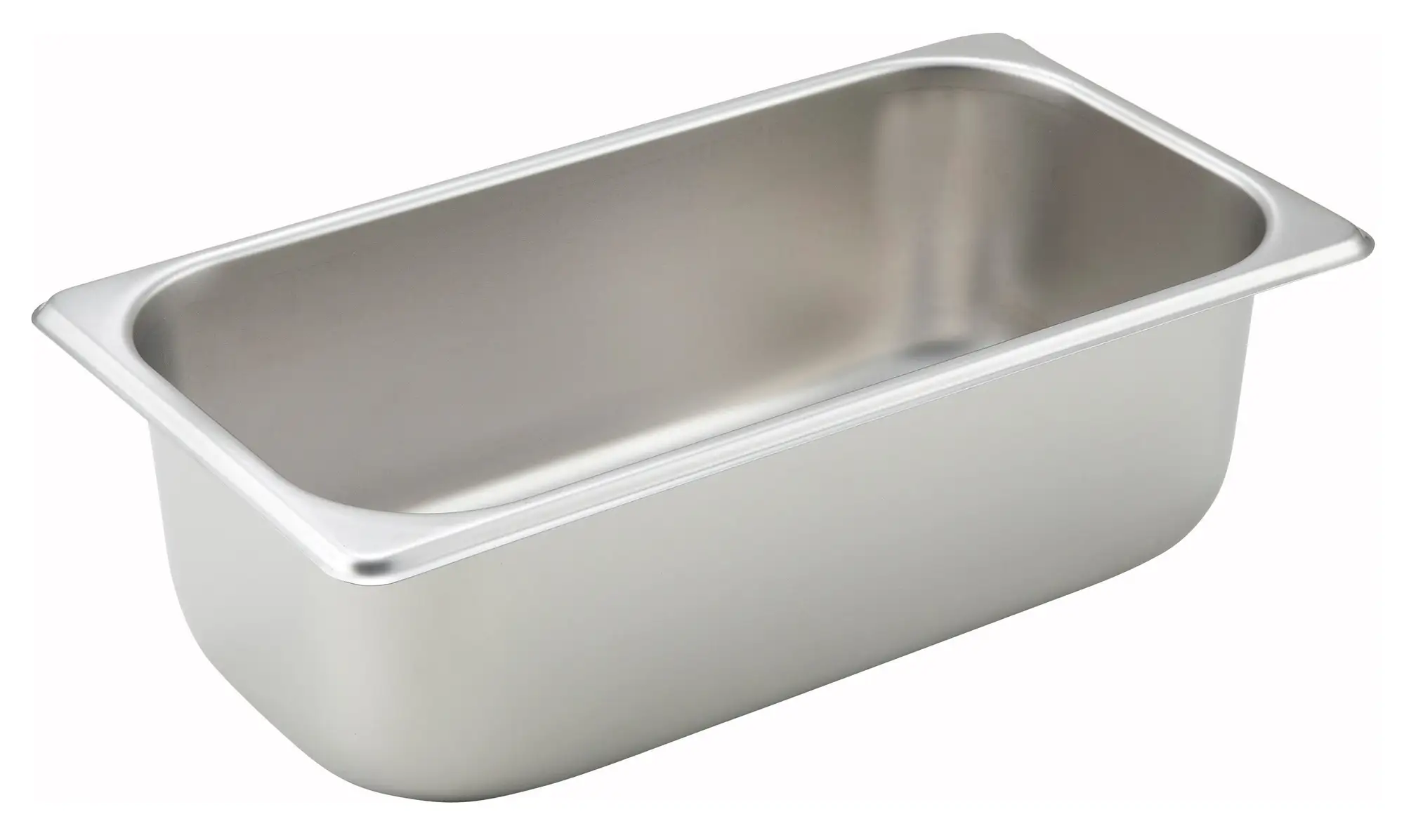 Straight-sided Steam Pan, 1/3 Size, 4", 25 Ga S/S (12 Each)