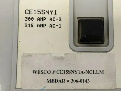 CE15SNY1 | Cutler Hammer  Contactor 300A AC-3, 315A AC-1 - Used